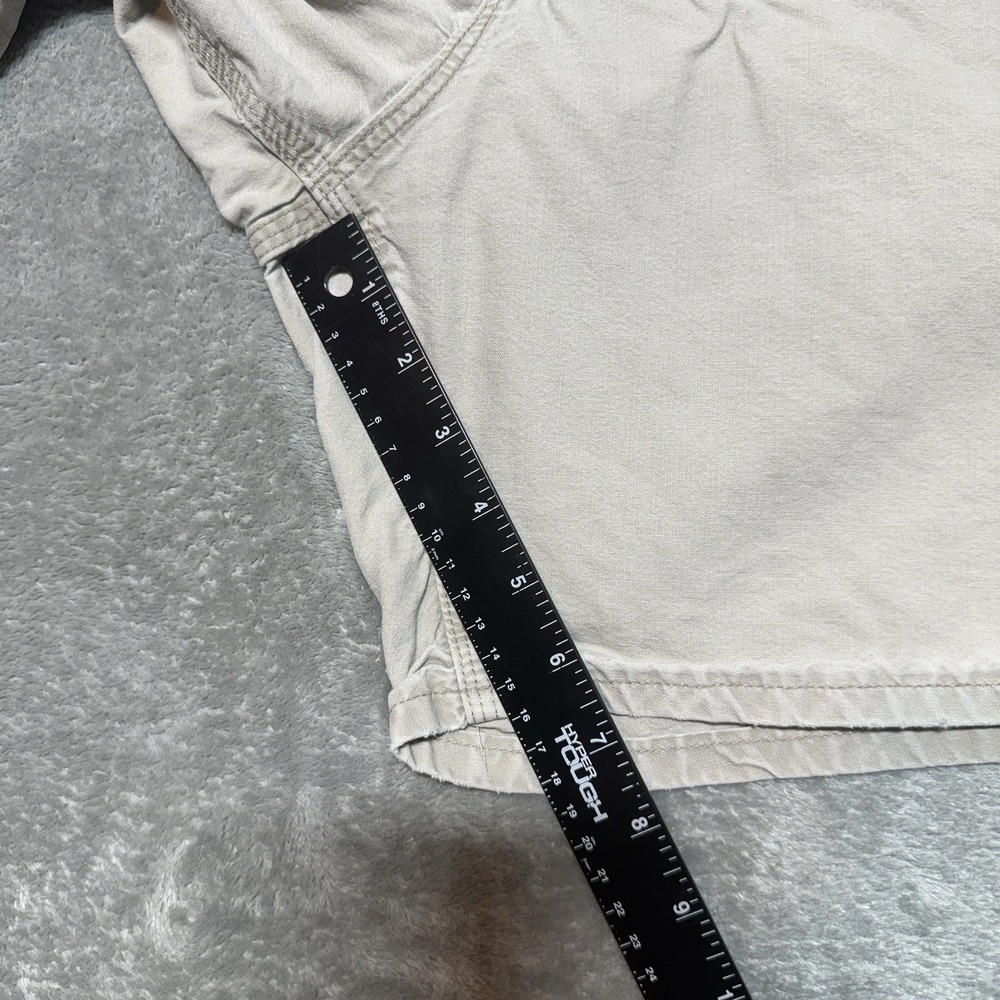 Carhartt B145 TAN Canvas Work Shorts Mens 40 Distressed Khaki Dungaree Fit - Picture 8 of 8
